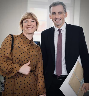 Jessika Hellge und Jan Riedel